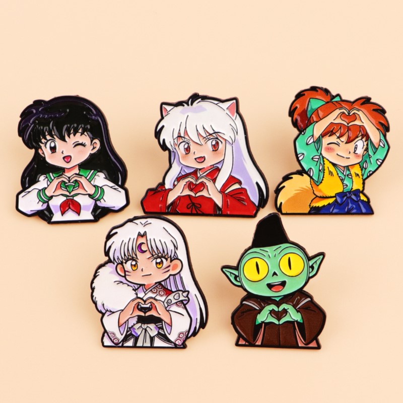 Enamel Pin Set - Broche de Esmalte com Orelhas de