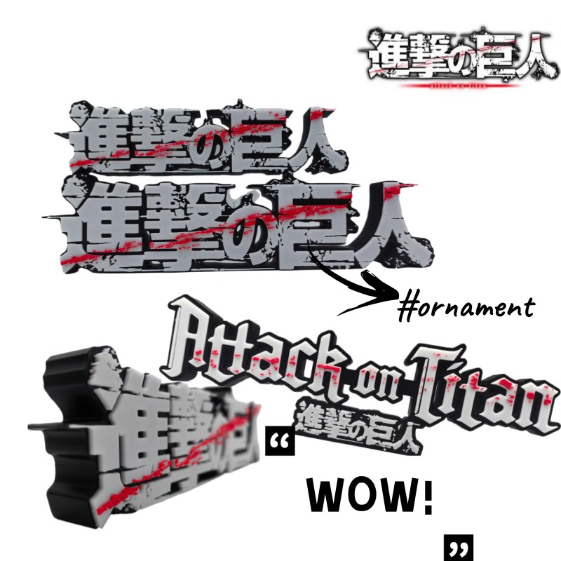 Anime Merchandise Logo - Merchandise do Anime Attack on Titan,