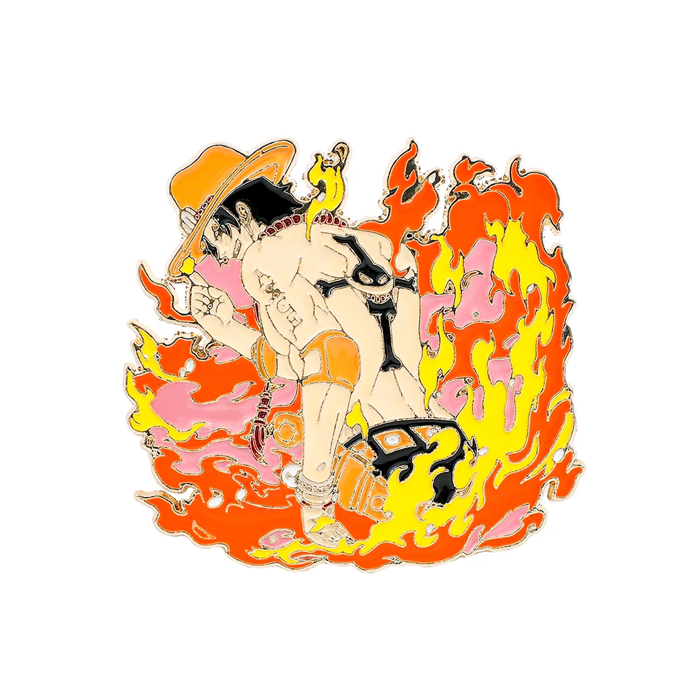 Enamel Pin Set - 1 Peça Broche Clássico de Anime,