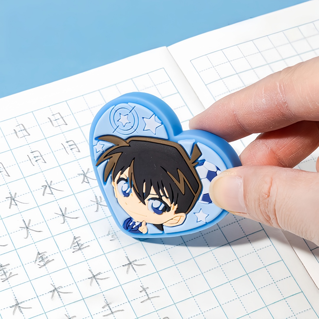 Erased Anime Merchandise - Borrachas Colecionáveis Anime Detective Conan em