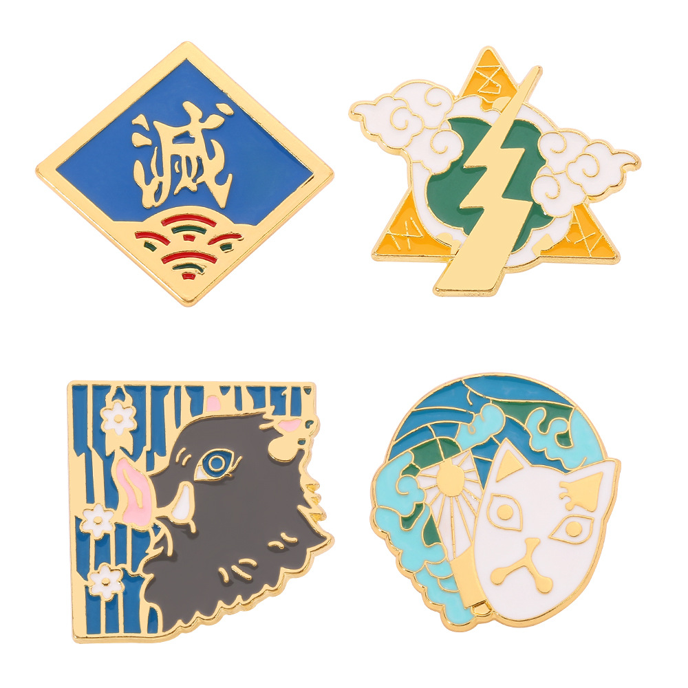 Anime Merchandise Logo - 1 unidade de Broche de Metal