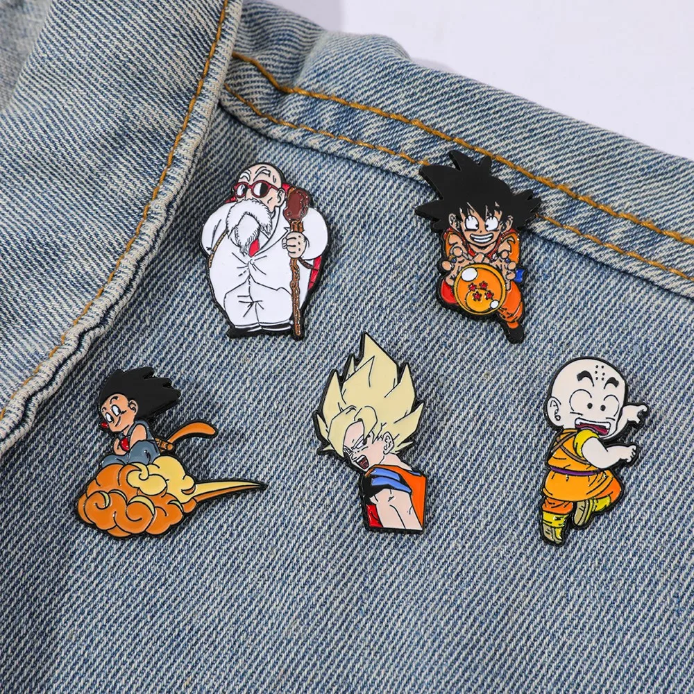 Enamel Pin Set - 5 Peças de Broches Clássicos de