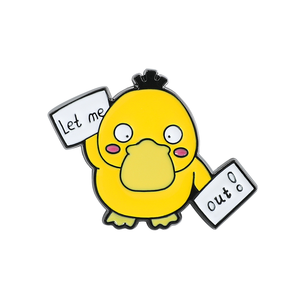 Enamel Pin Set - 1 Unidade ​ Broche de Patinho