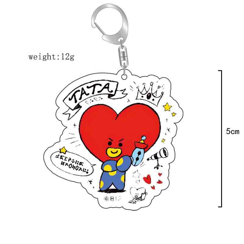 Chaveiro de acrílico fofo do a - Anime Merchandise For Girls avaliação e preço