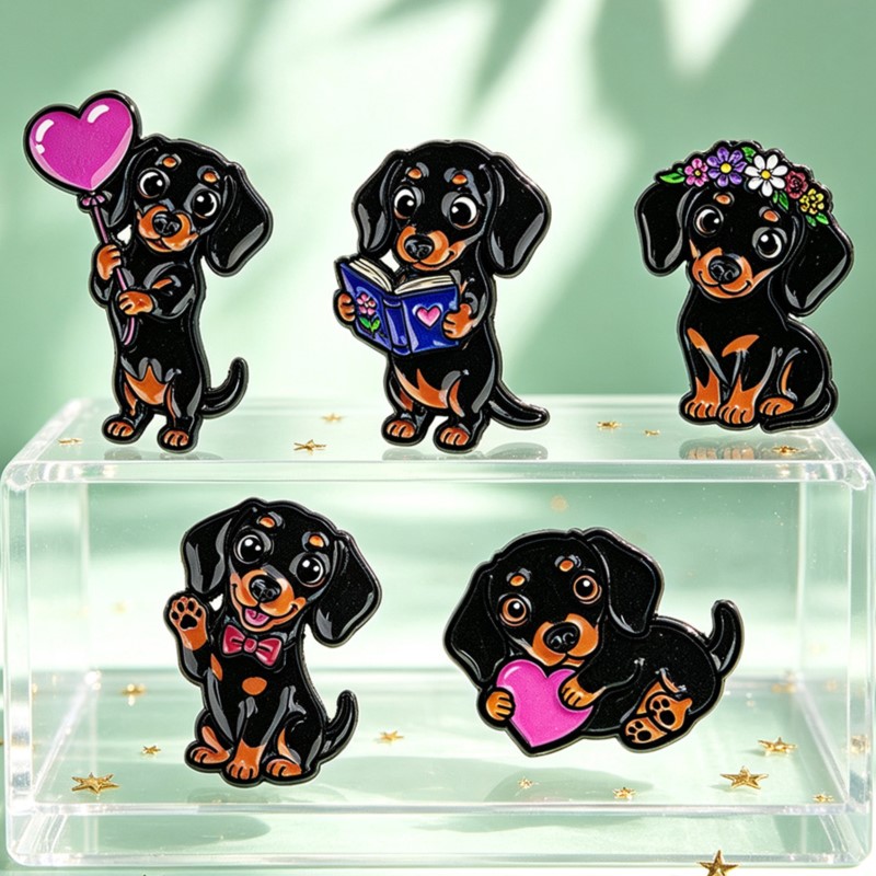 Conjunto de 5 Pins de Esmalte  - Enamel Pin Set avaliação e preço