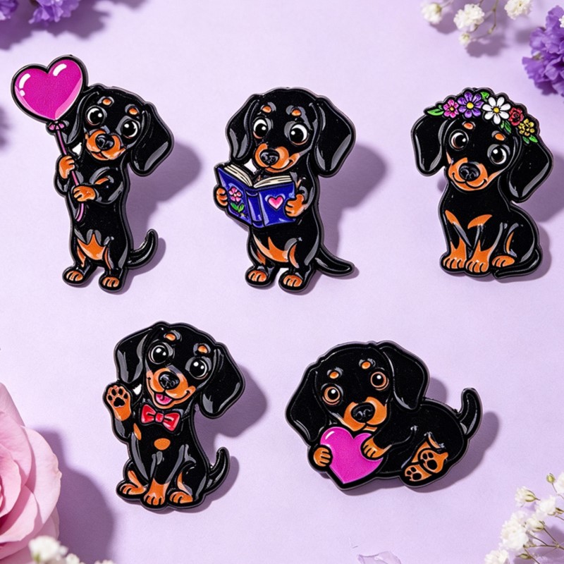 Conjunto de 5 Pins de Esmalte  - Enamel Pin Set avaliação e preço