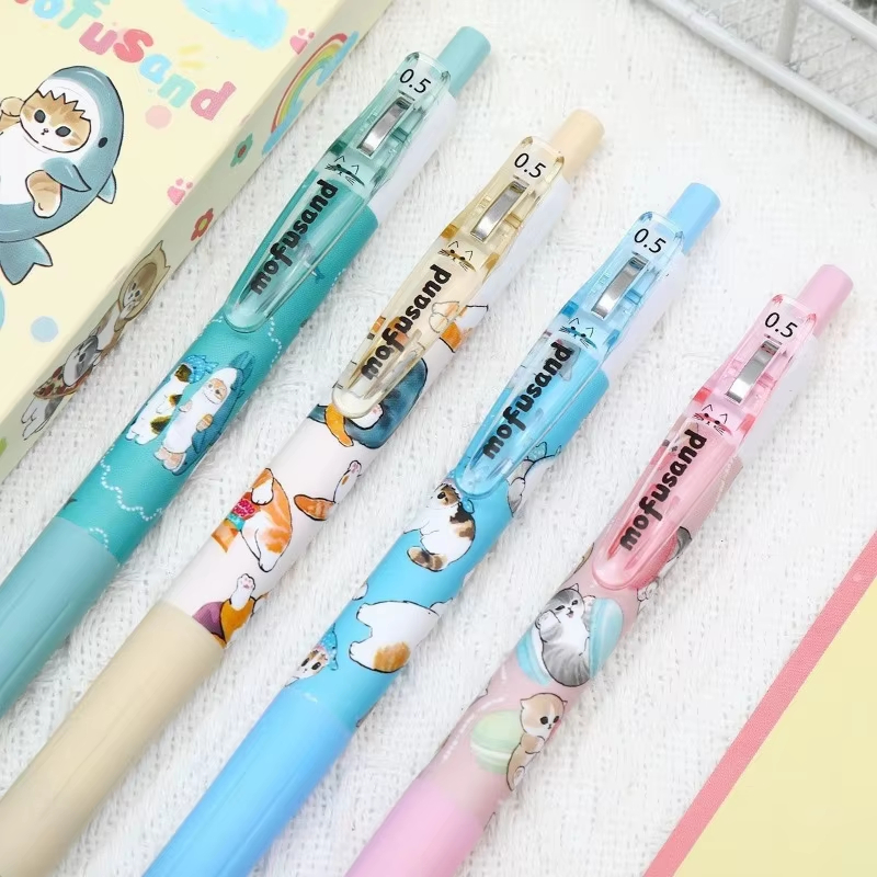 4 unidades de canetas Mofusand - Anime Merchandise For Girls avaliação e preço