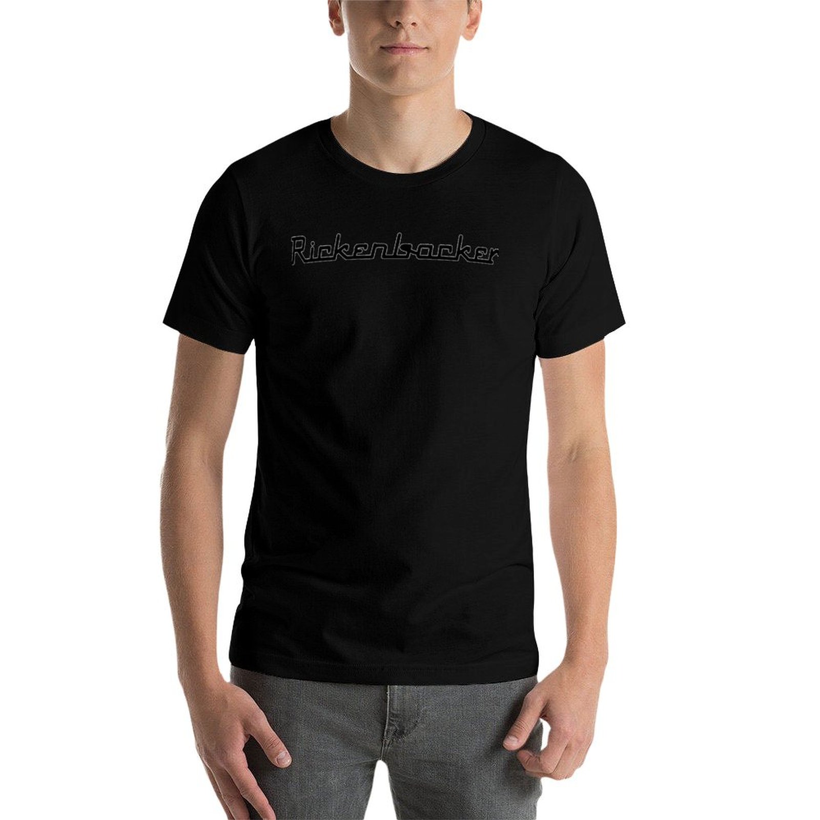 Camiseta com logotipo Rickenba - Anime Merchandise Logo avaliação e preço