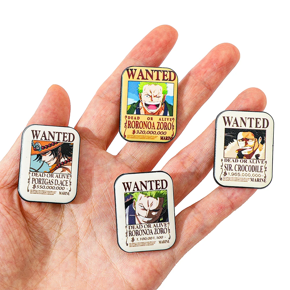 4 Peças Broche de Anime ONE PI - Enamel Pin Set avaliação e preço