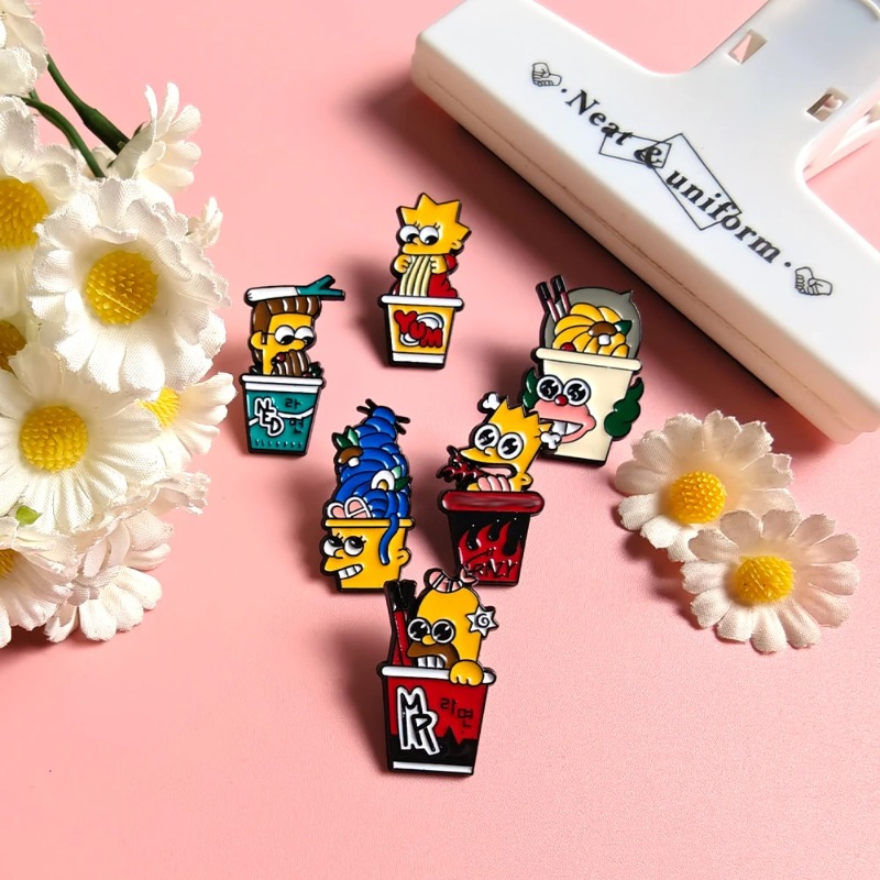 Conjunto de 6 peças dos Simpso - Enamel Pin Set avaliação e preço