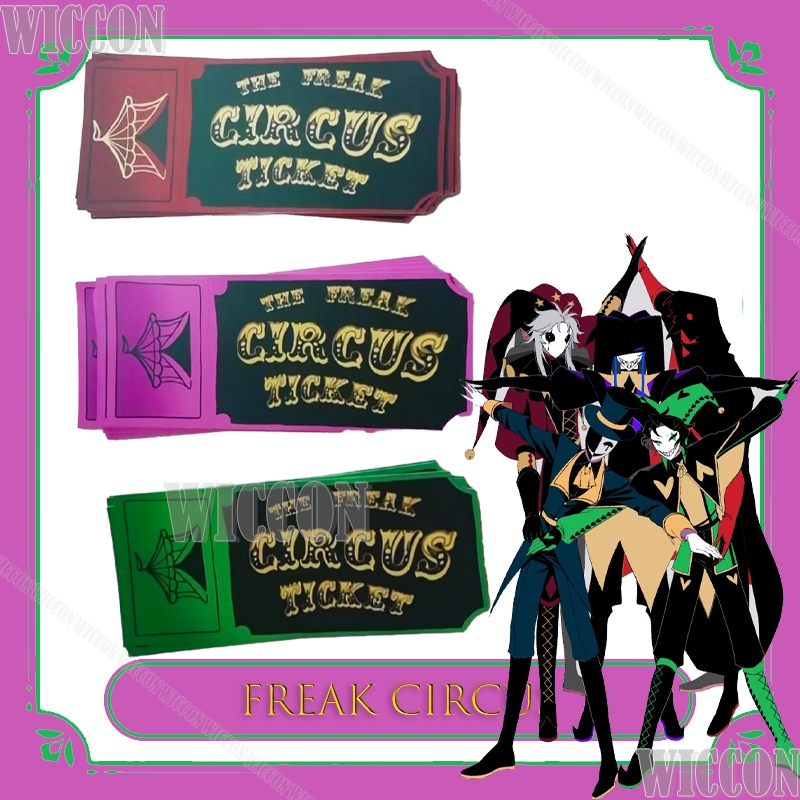 Freak circo bilhete cartão ver - Anime Merchandise Europe avaliação e preço