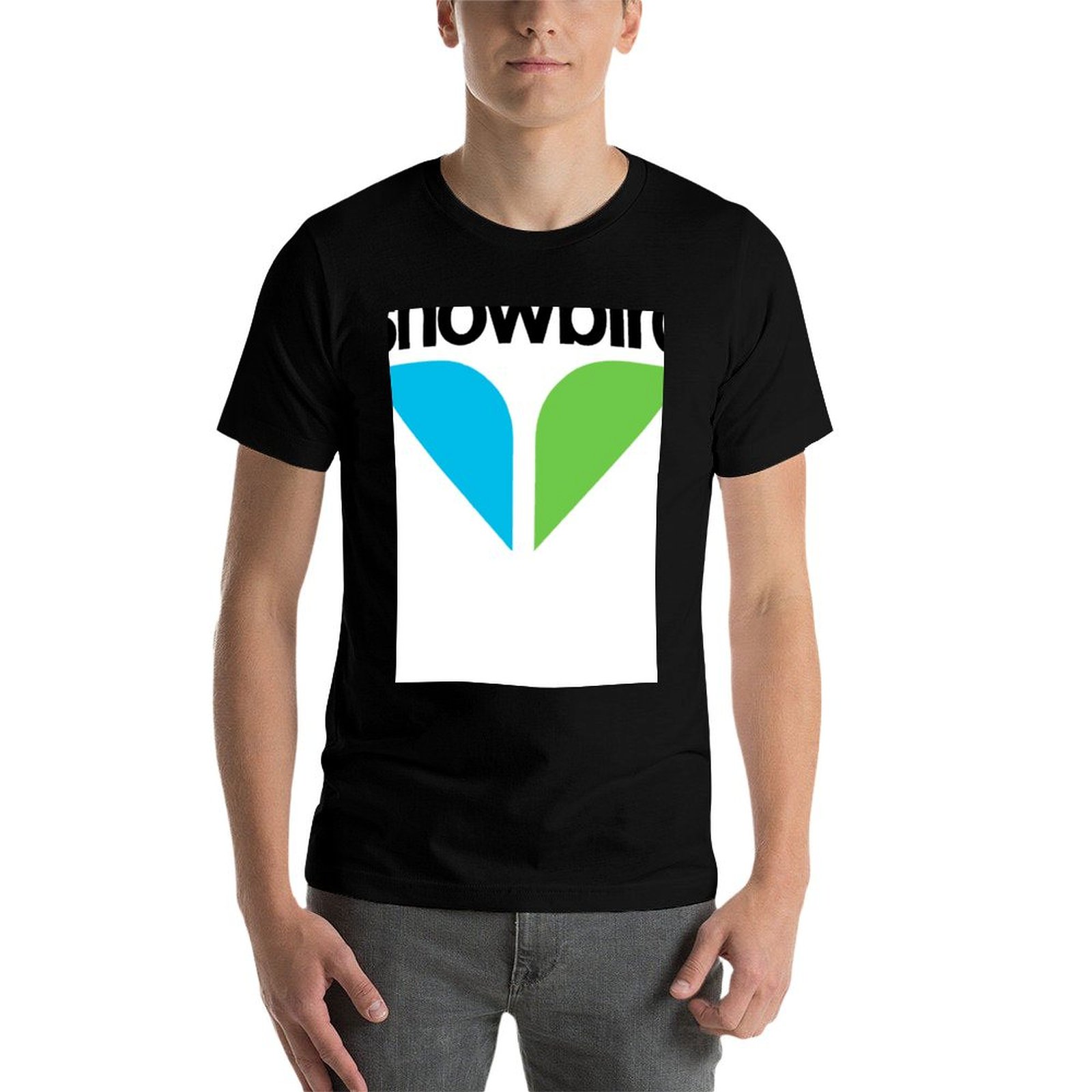 Camiseta com logotipo Snowbird - Anime Merchandise Logo avaliação e preço