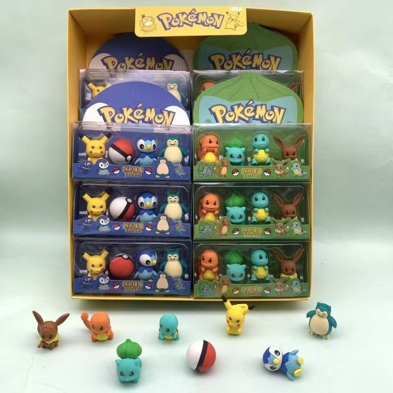 Borrachas de figuras Pokémon,  - Erased Anime Merchandise avaliação e preço
