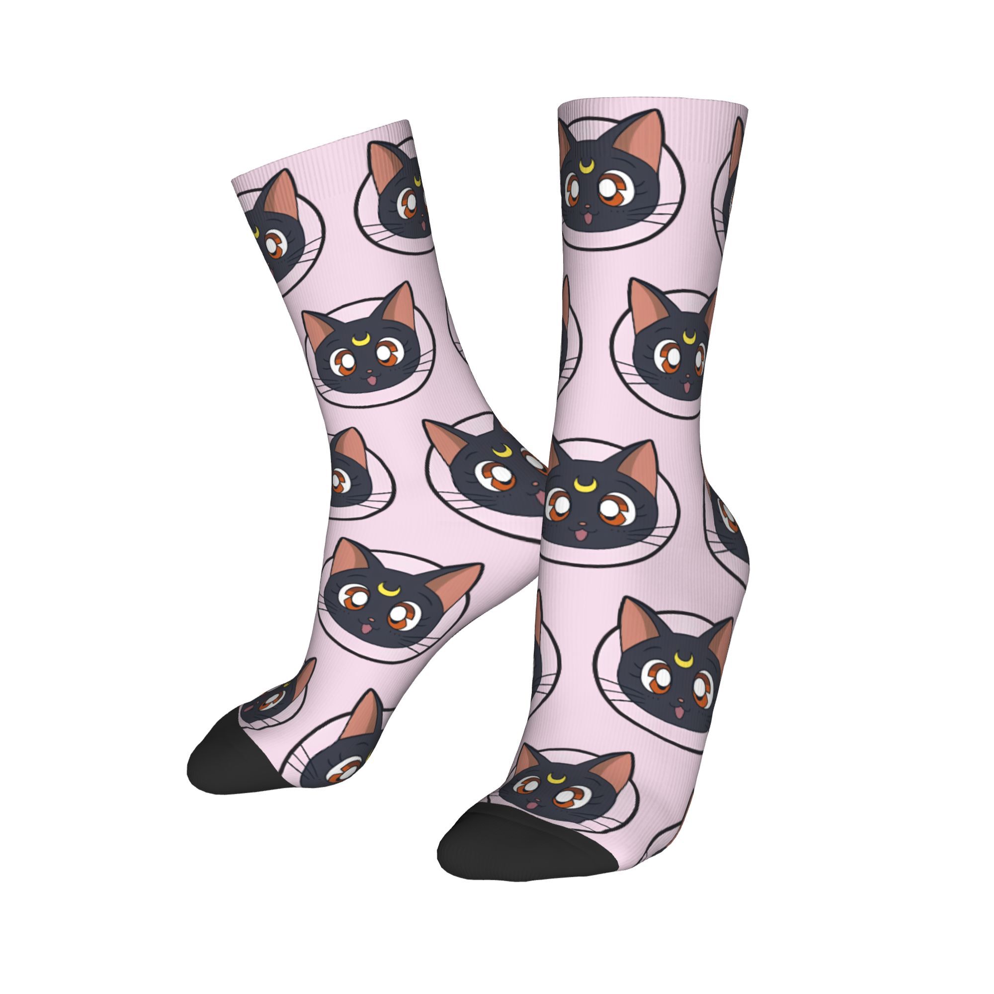 Moda unissex tripulação meias  - Anime Merchandise For Girls avaliação e preço