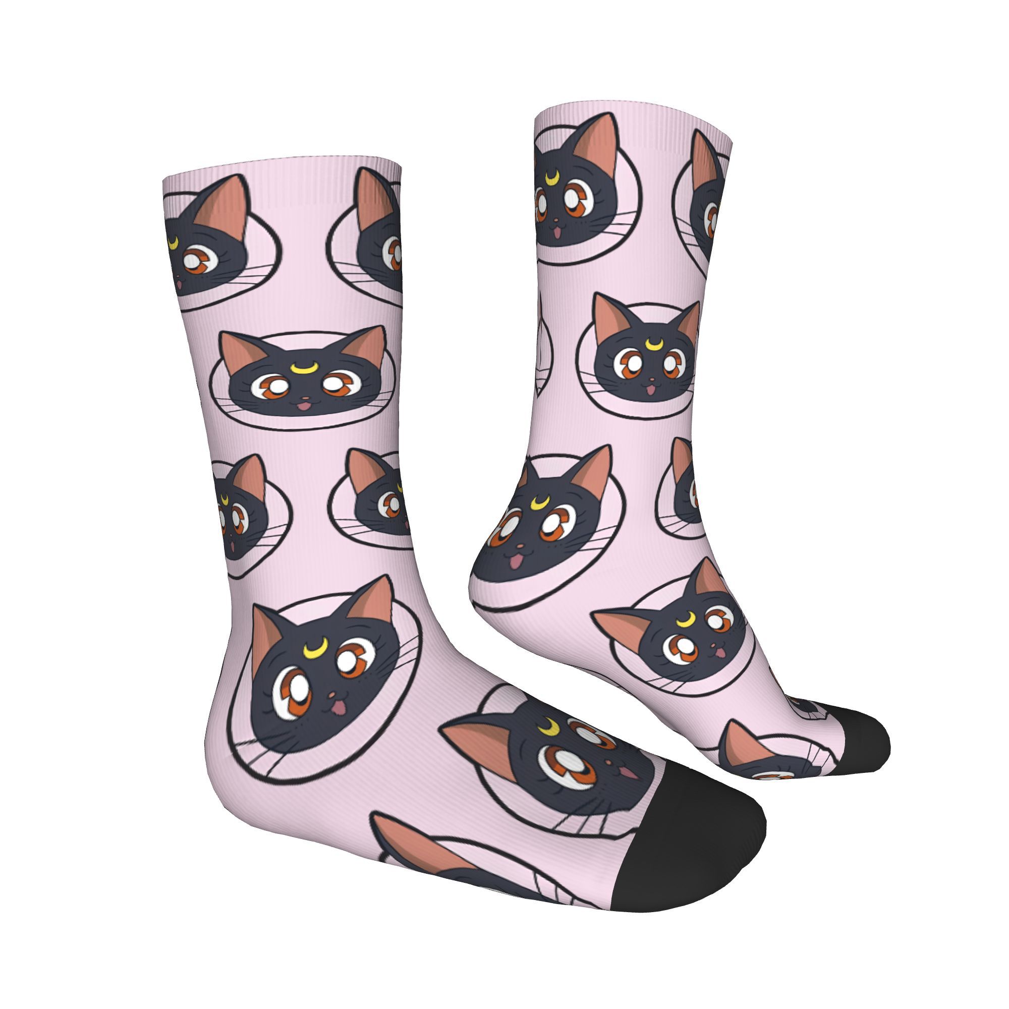 Moda unissex tripulação meias  - Anime Merchandise For Girls avaliação e preço