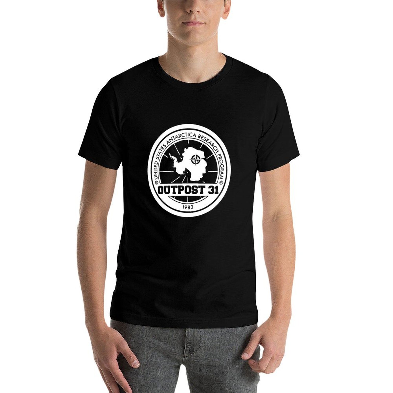 Camiseta masculina com logotip - Anime Merchandise Logo avaliação e preço