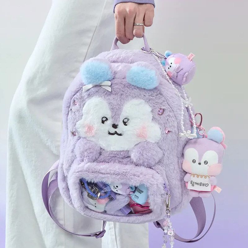 Mochila de pelúcia fofa com de - Anime Merchandise For Girls avaliação e preço