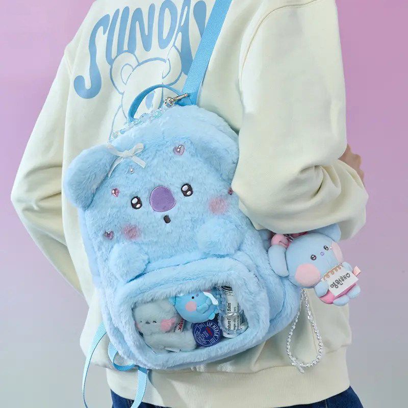 Mochila de pelúcia fofa com de - Anime Merchandise For Girls avaliação e preço